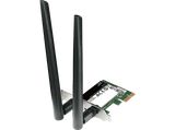 Adaptador Wi-Fi - D-Link DWA-582, WiFi AC1200 PCI-Express, Antenas Alta Ganancia, Compatible Windows, Linux, Negro