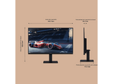 Monitor - Samsung LS24D300GAUXEN, 24 Full-HD, 100 Hz, 5 ms, LCD, Negro