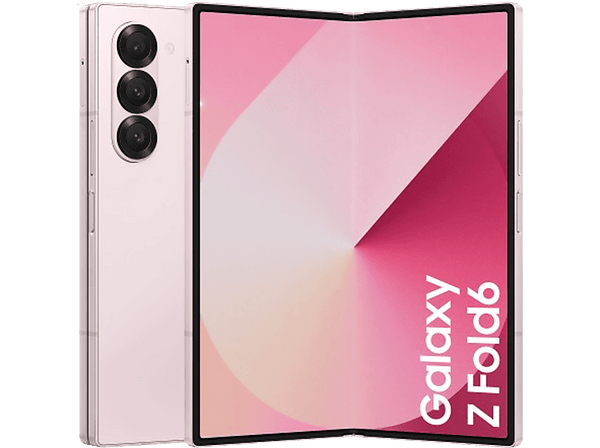 Móvil - Samsung Galaxy Z Fold6 5G, 512GB, 12GB RAM, Rosa, 7.6" QXGA+, Plegable, Qualcomm Snapdragon, 4400 mAh, Android 14