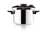 Olla a presión - Taurus Great Moments Superrapid, 6 l, Válvula de salida de vapor regulable, Sistema de apertura fácil, Acero inoxidable