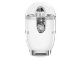 Exprimidor - Smeg CJF11, 0.2 l, 70 W, 1 velocidad, Acero inoxidable, Estética 50's Style, Blanco
