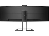 Monitor - Philips 499P9H, 48.8 Ultra Wide 5K, SuperWide 32:9, 5 ms, HDR400, LowBlue, USB-C, HDMI, Negro