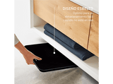 Báscula de baño - Rowenta Premiss 2.0 BS1800, Peso máximo 160 kg, Vidrio templado, Apagado automático, Pantalla LCD, Diseño plano,Negro