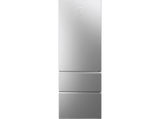 Frigorífico combi - Haier HTW7720BNMM, No Frost, Altura 200.6 cm, 486l, 3 Puertas, LED, Acero Inox