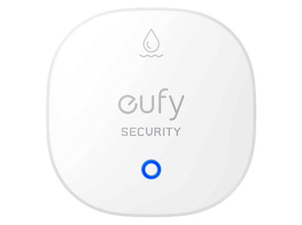 Sensor de agua - Eufy T89203D1, Inalámbrico, 868 MHz, Compatible con el Sistema de Al, Blanco