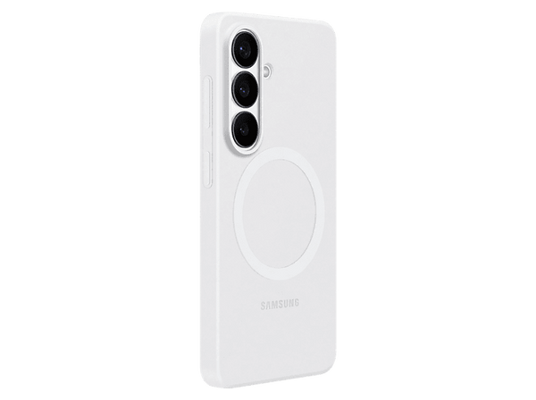 Funda móvil - Samsung, Para Galaxy S26+, De Silicona, Magnética, Blanco