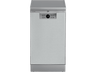 Lavavajillas - Beko BDFS26020XQ, 10 Servicios, 6 Programas, 44.8 cm, 8.7 l, Libre Instalación, Inox