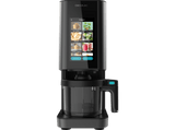 Heladera - Cecotec Gelatec 1800 Touch,  1,35 L, CreamOn, Pantalla TFT táctil, 10 programas, Re-Spin, 3 tarrinas 450 ml, BPA Free, Gris