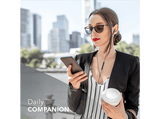 Auriculares - Music Sound IN EAR, Ergonómico, De cable, Escucha inmersiva, Negro