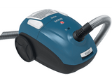 Aspirador con bolsa - Hoover BRAVE, 700W, 2.5 l, Tubo telescópico, Radio acción 7.5 m,  Incluye Accesorios, Azul