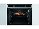 Horno a vapor - Whirlpool W6 OS4 4S1 P, Multifunción, Pirolítico, 73 l, 59.5 cm, tecnología 6th SENSE, Acero inoxidable y negro