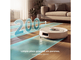 Robot aspirador - Cecotec Conga M60 Pearl, Navegación láser, 13000 Pa, hasta 200 min, App, Bluetooth y WiFi 2,4 GHz, depósito 350 ml/460 ml, Pearl
