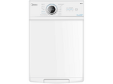 Lavadora carga superior - Midea MF100T80B/W-ES, 8 kg, 1300 rpm, 15 programas, Display, Blanco