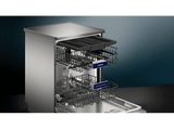 Lavavajillas - Siemens SN23EI03ME, 14 servicios, 6 programas, 60 cm, Tercera bandeja, Control por voz, Inox