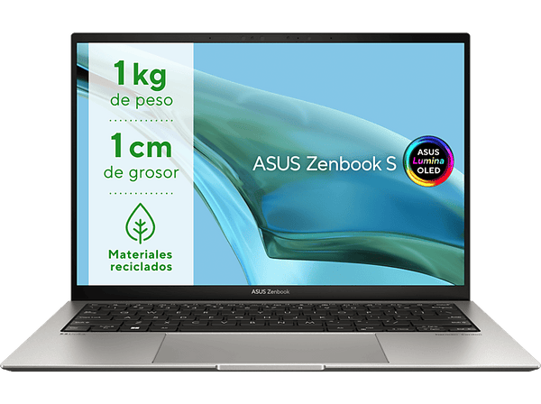 Portátil - ASUS Zenbook S 13 OLED UX5304VA-NQ299W, 13.3 " 3K, Intel® Evo™ Core™ i7-1355U, 16GB RAM, 1TB SSD, Iris® Xe, Windows 11 Home