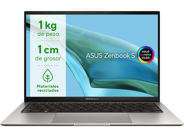 Portátil - ASUS Zenbook S 13 OLED UX5304VA-NQ299W, 13.3 " 3K, Intel® Evo™ Core™ i7-1355U, 16GB RAM, 1TB SSD, Iris® Xe, Windows 11 Home