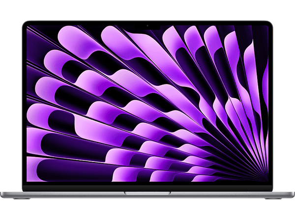 Apple MacBook Air (2024), 15,3", Chip M3, GPU de 10 núcleos, 8 GB RAM, 256GB de SSD, Teclado Magic Keyboard Touch ID, macOS, Gris espacial