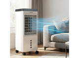 Climatizador evaporativo - Taurus Snowfield 5, 60 W, Enfría, Ventila y humidifica, Depósito de 5 L, 3 velocidades, oscilación, mando, Blanco