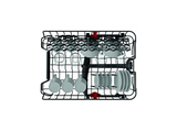 Lavavajillas integrable - Whirlpool WSIC 3M27 C, 10 servicios, 5 programas, 44.8 cm de ancho, FlexiSpace, Tecnología 6th SENSE, Sin panelar