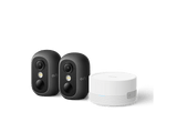 Cámara de vigilancia IP - Eufy Cam C35 2+1 kit, Función de visión nocturna, IP67, Ilumina hasta 10 metros, Negro