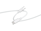 Cable USB-C - ISY IUC-1060, USB-C a USB-C, 1m, 60W, Blanco