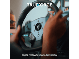 Volante - Logitech G PRO, Palancas de cambio magnéticas, Doble embrague, Force Feedback Trueforce, PC, Ajustes personalizables, Patrones LED, Negro