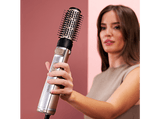 Moldeador - Cecotec CeramicCare 5en1 AirBrush Gyro, 5 cabezales, Función rotativa bidireccional, Cerámico, Función iónica, 1100 W, Punta fría, Gris