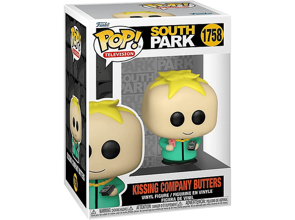 Figura Funko Pop! - South Park: Kissing Company Butters, 10 cm, Vinilo