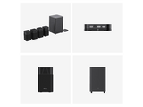 Barra de sonido - Hisense HT Saturn, 4.12. Dolby Atmos, Subwoofer Inalámbrico, 480 W, Negro