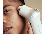 Masajeador facial - Therabody TheraFace PRO, Para Cara, Terapia de luz LED, Microcorriente, Limpieza Profunda, Blanco