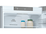 Frigorífico combi - Balay 3KFD565NI Cristal, No Frost, 186 cm, 326 l, Cajón ExtraFresh, Super congelación, Negro