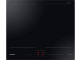Placa inducción - Samsung NZ64B5066FK/U1, 4 zonas, 21cm x 38 cm, Zona Dual Flex, 59cm, Negro