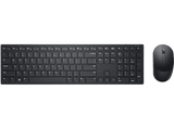 Pack Teclado + Ratón - Dell KM5221W, Inalámbrico, Teclado Silencioso, 12 Teclas programables, Negro