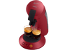 Cafetera de cápsulas - Philips Senseo Original Plus CSA210/91, 220 - 240 V, 0.7 l, Función 2 tazas, Rojo