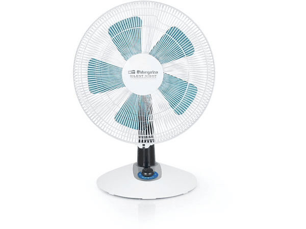 Ventilador de sobremesa - Orbegozo TF 0138, 4 velocidades, Oscilación automática, 40 W