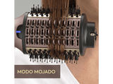 Moldeador - BaByliss Air Power Volume AS95E, Tecnología iónica, 3 Temperaturas, Uso en seco y en húmedo, Iónico, Barril ovalado, Rosa