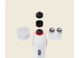 Masajeador facial - Therabody TheraFace PRO, Para Cara, Terapia de luz LED, Microcorriente, Limpieza Profunda, Blanco