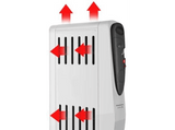 Radiador de aceite - Taurus Tuareg 1500, 1500 W, 3 Niveles de Calor, Blanco