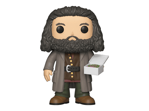 Figura Funko Pop! - Harry Potter: Hagrid con tarta, Vinilo, 15 cm, Super Size