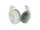 Auriculares gaming - Newskill Aton V2, Supraaurales, Bluetooth, Multiplataforma, 24h Autonomía, Blanco