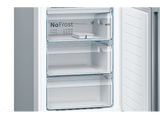 Frigorífico combi - Bosch KGN39VIEB, Total NoFrost, 203 cm, 368 l, Cajón VitaFresh, Perfect Fit, Acero antihuellas