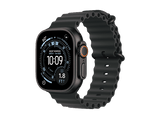 Apple Watch Ultra 3 (2025), GPS+CEL, 49 mm, Caja de Titanio Negro, Correa Ocean Band Negro, Calidad del sueño, Via satélite, 42h Autonomía