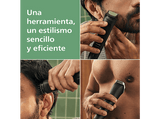 Afeitadora corporal - Philips MG3935/15 ALL IN ONE, 7, Recortadora 7 en 1, Cuerpo y Barba, Uso en seco/húmedo, Autonomía 70 min., Negro