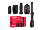 Moldeador - Revlon One-Step™ Blow-Dry Multi Air Styler 5 en 1, 4, Niveles de temperatura Negro