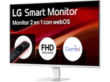 Monitor - LG 32U501SB-W, 32  Full-HD, 120 Hz, 5 ms, Altavoces integrados, Blanco