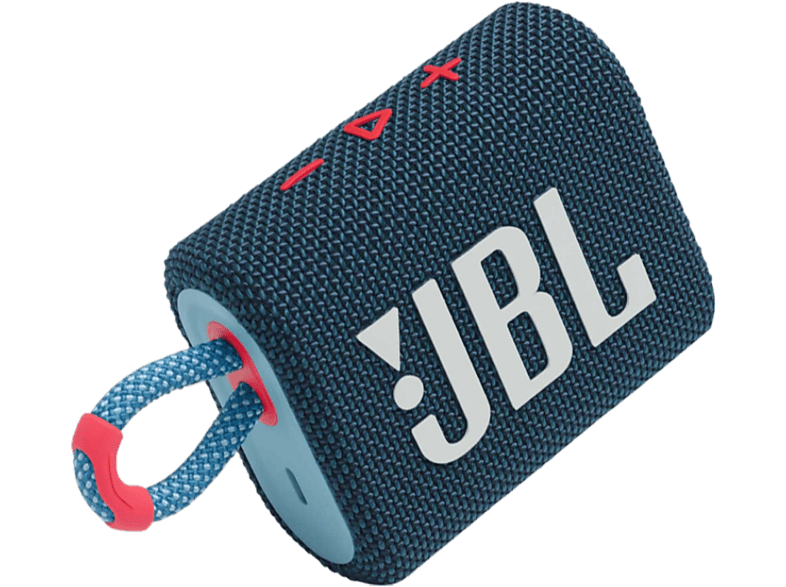 Altavoz inalámbrico - JBL Go 3, 4.2 W, 5 h, 500 mAh, Azul/Rosa