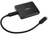 Disco duro SSD externo 4 TB - Crucial X10 Pro Portable SSD, Velocidad de lectura y escritura hasta 2100 MB/s, IP55, Negro