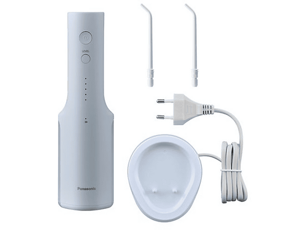 Irrigador - Panasonic EW-DJ26-A303, 5 Niveles de Intensidad, 590 kPa, IPX7, Blanco