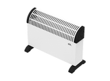 Convector - ok.20324, 2000W, 3 niveles de potencia, Turbofan, Protección sobrecalentamiento, Hasta 15m2, Blanco