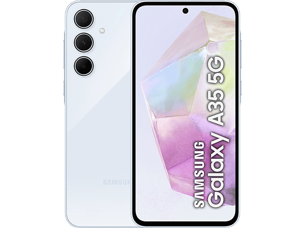 Móvil - Samsung Galaxy A35 5G, 256GB, 8GB RAM, 6.6 FHD+, Exynos 1380, 5000 mAh, Android 14, Light Blue